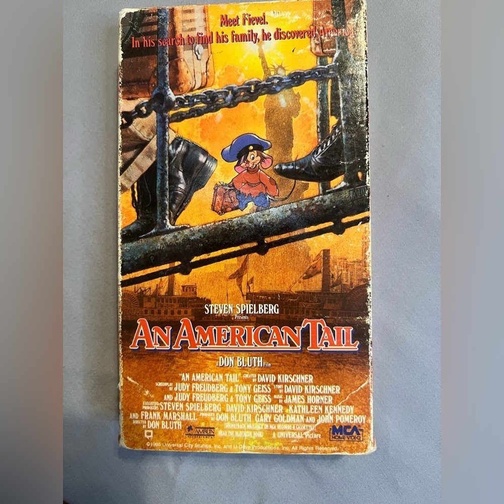 An American Tail VHS‎ 1987